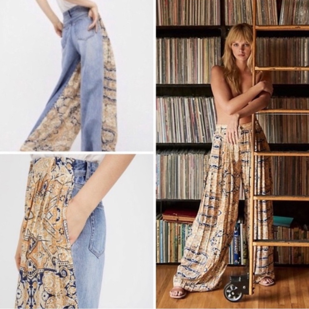 We The Free by Free People Motif Coming and Going Wide Leg Pants